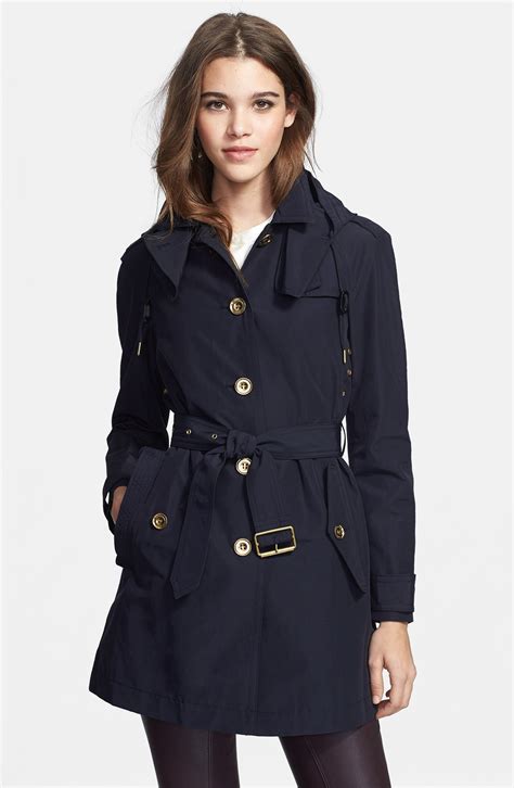 burberry brit trench coat black women|authentic burberry brit trench coat.